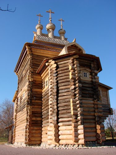 Деревянная Георгиевская церковь в Коломенском